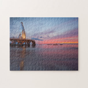 Moonrise en Sunset Legpuzzel