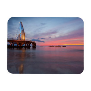 Moonrise en Sunset Magneet