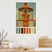 Moonrise Kingdom Movie Poster (Keuken)