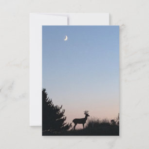 Moonrise Magische Blank Wenskaarten Kaart