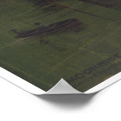 Moonrise op de Ohio Poster (Hoek)