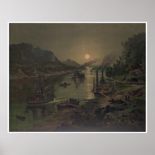 Moonrise op de Ohio Poster (Voorkant)