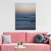 Moonrise over de Atlantische #4705 Canvas (Insitu (Woonkamer))
