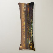 Moonrise over de skyline van San Diego Lichaamskussen (Voorkant Verticaal)