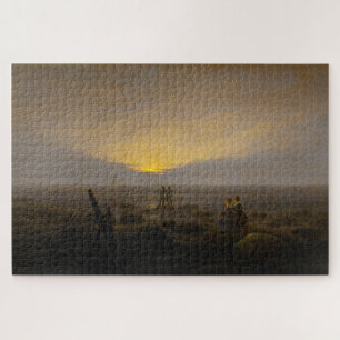 Moonrise over het Zee - Caspar David Friedrich Legpuzzel