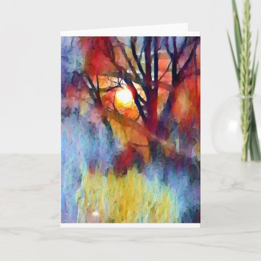 Moonrise van Ostara Feestdagen Kaart (Voorkant)