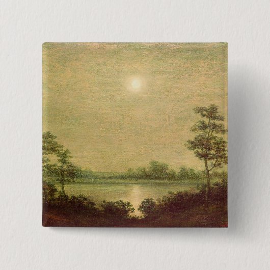 Moonrise Vierkante Button 5,1 Cm (Voorkant)