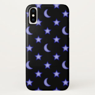 Moons- en sterrenpatroon iPhone x hoesje