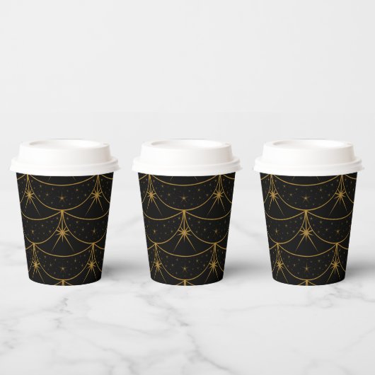 Moons et étoiles 8oz. Gobelets en papier (Multi)