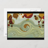 MOONS VAN Neptune - Abstract Briefkaart (Voorkant / Achterkant)