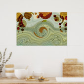 MOONS VAN Neptune - Abstract Poster (Keuken)