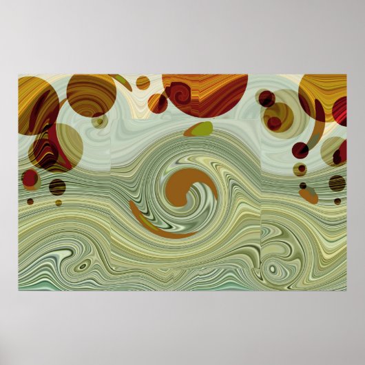 MOONS VAN Neptune - Abstract Poster (Voorkant)