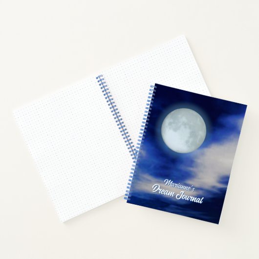 Moonscape avec Moonlit Clouds Dream Journal (Intérieur)