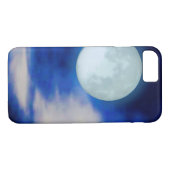Moonscape met onverlichte wolken Case-Mate iPhone case (Achterkant (Horizontaal))