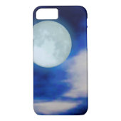 Moonscape met onverlichte wolken Case-Mate iPhone case (Achterkant)