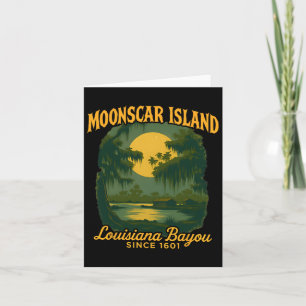 Moonscar Island Retro Cartoon Halloween Zombie Isl Kaart