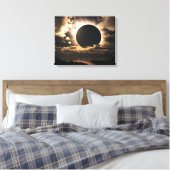 Moonschaduw Canvas Afdruk (Insitu (Slaapkamer))