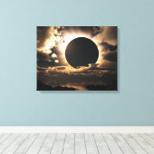 Moonschaduw Canvas Afdruk (Insitu (Houten vloer))