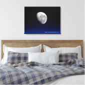 Moonset, International Space Station, 2016 Canvas Afdruk (Insitu (Slaapkamer))