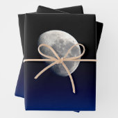 Moonset, International Space Station, 2016 Inpakpapier Vel (In situ)