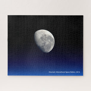 Moonset, International Space Station, 2016 Legpuzzel