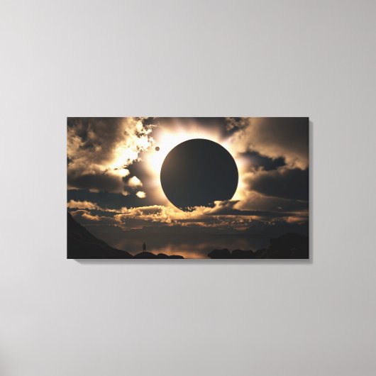 "Moonshadow" omwikkeld canvas Afdruk (Voorkant)