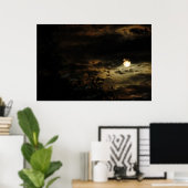 MoonShine en Storm Clouds Poster (Thuiskantoor)