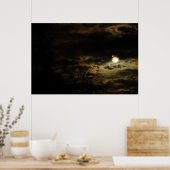 MoonShine en Storm Clouds Poster (Keuken)