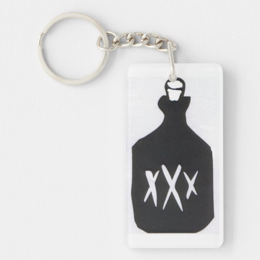 Moonshine Fles Sleutelhanger (Voorkant)