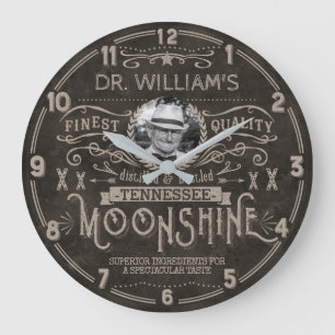 Moonshine Hillbilly Medicine Custom Brown Grote Klok