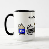 Moonshine Names on Jugs Coffee Mok (Links)