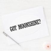 Moonshine Ovale Sticker (Envelop)