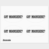 Moonshine Ovale Sticker (Vel)