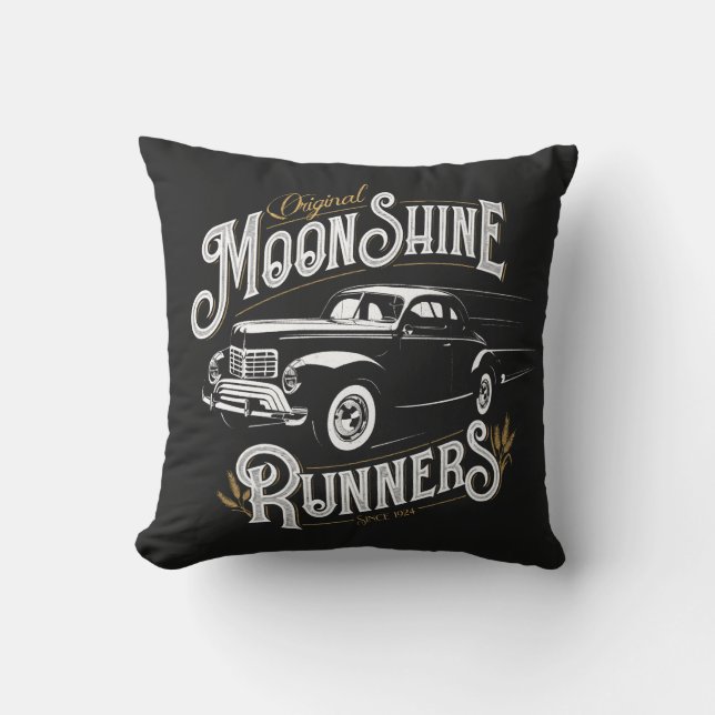 Moonshine Runners Kussen (Voorkant)