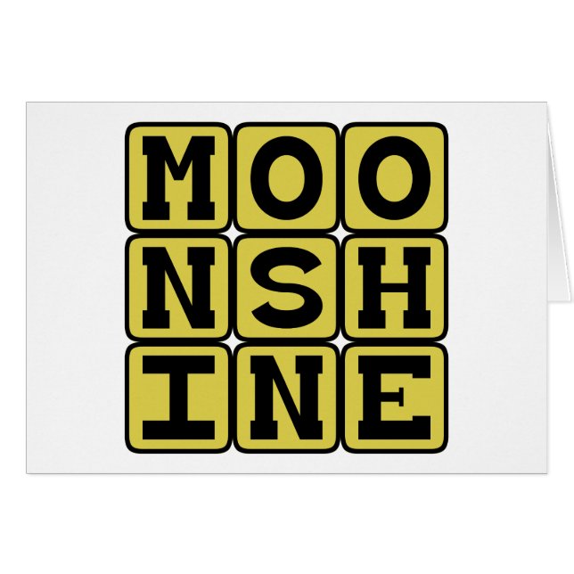 Moonshine, Sterke Liquor (Voorkant Horizontaal)
