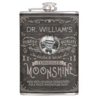 Moonshine Vintage Hillbilly Geneesmiddelen Custom  Heupfles