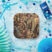 Moonshiners Making White Lightning Whiskey Liquor Papieren Bordje (Feest)