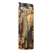 Moonshiners Making White Lightning Whiskey Liquor Thermosbeker (Geroteerd rechts)