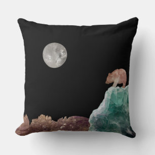 Moonstone Beer Crystal Landscape Quartz Moon Kussen