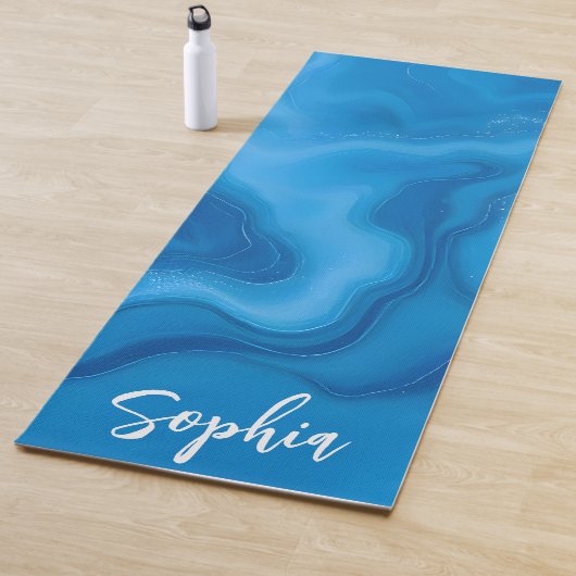 Moonstone Blue Yogamat (In situ)