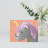 Moonstone de eenhoorn briefkaart (Staand voorkant)