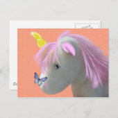 Moonstone de eenhoorn briefkaart (Voorkant / Achterkant)