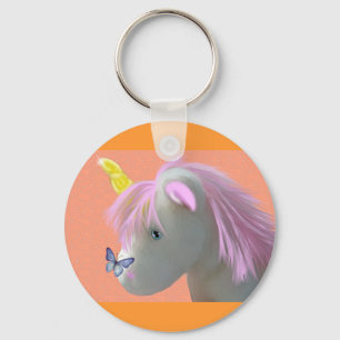 Moonstone de eenhoorn sleutelhanger