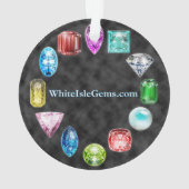 Moonstone Gemstone Ornament (achterkant)