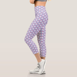 Moonstone Scales High Waisted Capri-Leggings