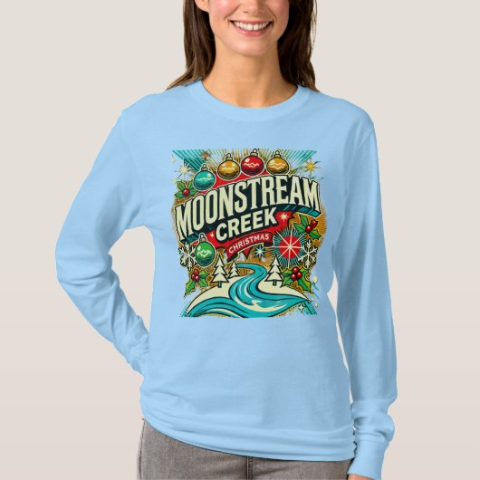 Moonstream Creek Christmas Long-Sleeve Shirt (Voorkant)