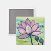 Moonstudio - Lotus Magnet rose (Recto/Verso)