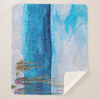 Moonstudio - St. Andrew's Beach Sherpa Blanket Deken