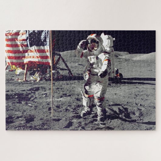 Moonwalk Apollo 17 Legpuzzel (Horizontaal)
