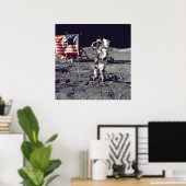 Moonwalk Apollo 17 Poster (Thuiskantoor)